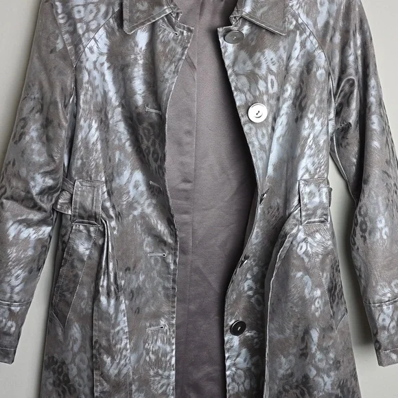 Via SPIGA Stylish Gray Women's Coat - Picture 4 of 6